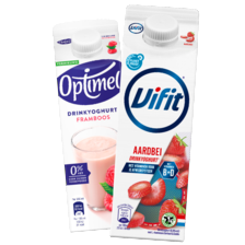 Optimel drinkyoghurt of Vifit drinkyoghurt